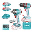 COMBO INALAMBRICO TALADRO+LLAVE IMPACTO 1/2" 20V UTCKLI20286