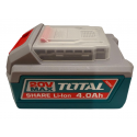 BATERIA 20V 4,0AH INDUSTRIAL ION LITHIUM TOTAL (TFBLI20021)