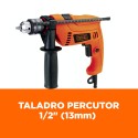 TALADRO PERCUTOR 1/2" 550W VVR CAJA PLASTICA  HD555K-B3
