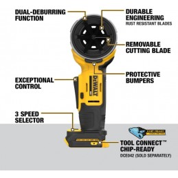 HERRAMIENTA DE PREPARACION DE TUBERIAS 20V MAX DEWALT DCE710B