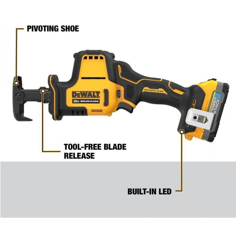 KIT SIERRA RECIPROCANTE 20V MAX ATOMIC DEWALT – DCS369E1