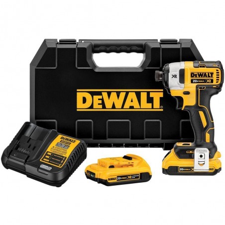 LLAVE IMPACTO INALAMBRICA 1/4 3250 RPM DEWALT DCF887D2-B3