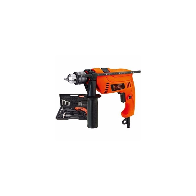 KIT TALADRO PERCUTOR 1/2 PUL + ACCES BLACK + DECKER HD565K-B3