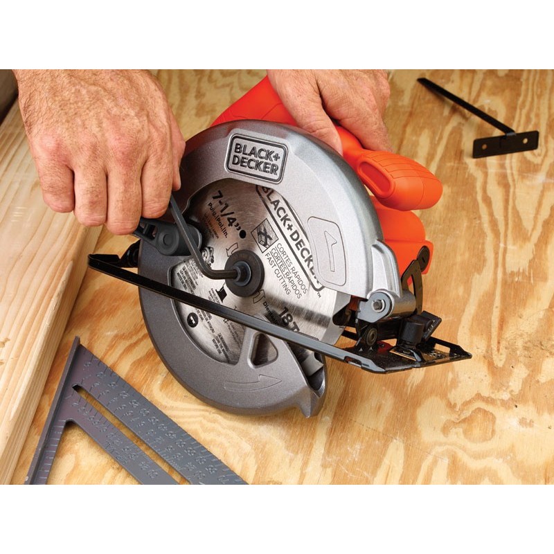 SIERRA CIRCULAR 1400W + DISCO BLACK & DECKER CS1004-B3