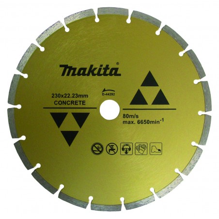 DISCO DIAMANTADO SEGMENTADO 9 PULG SECO/CONCRETO D44292