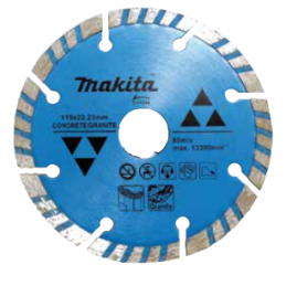 DISCO TURBO ONDA SEGMENT 4 1/2 PULG CONCRETO/GRANITO D41420