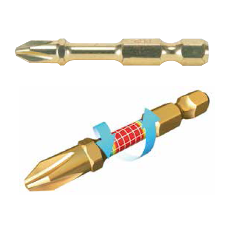 PUNTA PH3X2 PULG POR 2PZS. ALTA TORSION IMPACT GOLD B28189