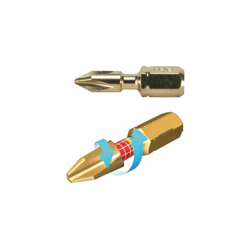 PUNTAS IMPACT GOLD+ADAPTADOR PUNTA  PH2 X5 B42488