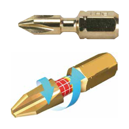 PUNTAS IMPACT GOLD+ADAPTADOR PUNTA T25X5 B42494