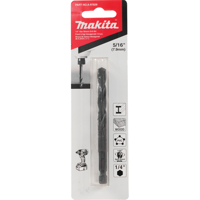 BROCA HSS-G ZANCO HEX 1/4 P/METAL  A-97829