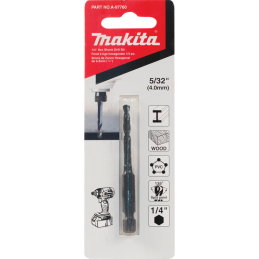 BROCA HSS-G ZANCO HEX 1/4 P/METAL MAKITA A-97760