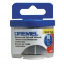 DISCO CORTE REFORZADO DREMEL 1.1/4 20 UNDS 2615426BAA