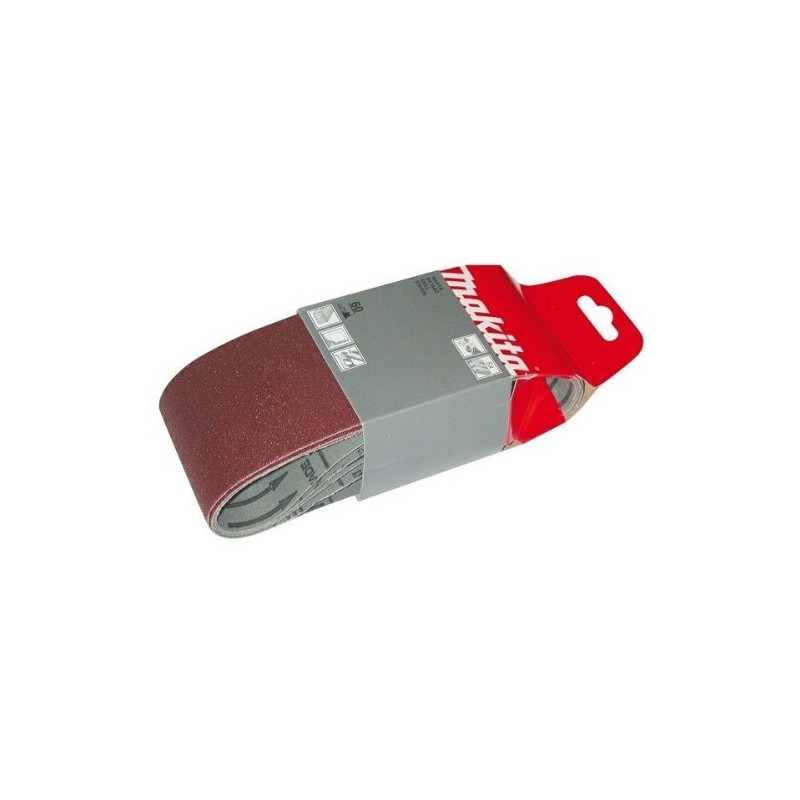 LIJA DE BANDA 3X 24 PULG GRANO 80 5 PZS. PARA METAL P37334