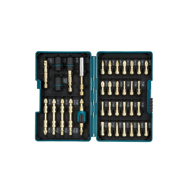 JUEGO 38 PZS. MAKITA IMPACT. GOLD DOBLE EXTREMO B54536