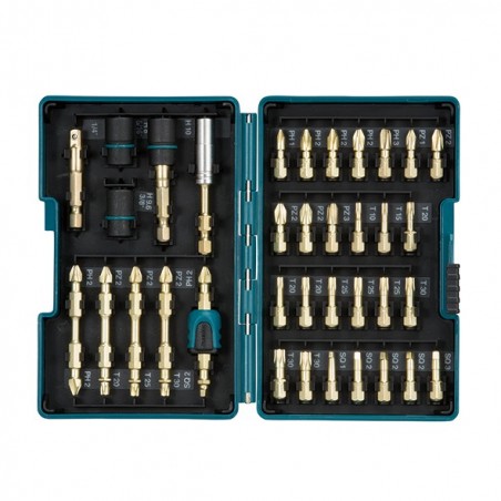 JUEGO 38 PZS. MAKITA IMPACT. GOLD DOBLE EXTREMO B54536