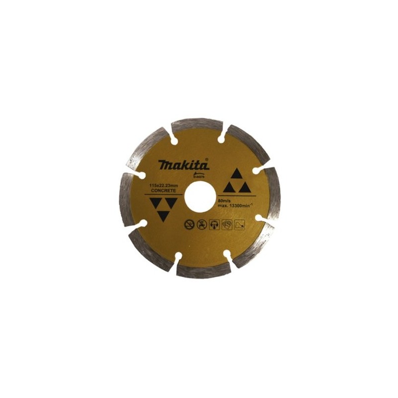 DISCO DIAMANTADO SEGMENTADO MAKITA SECO/CONCRETO D44270