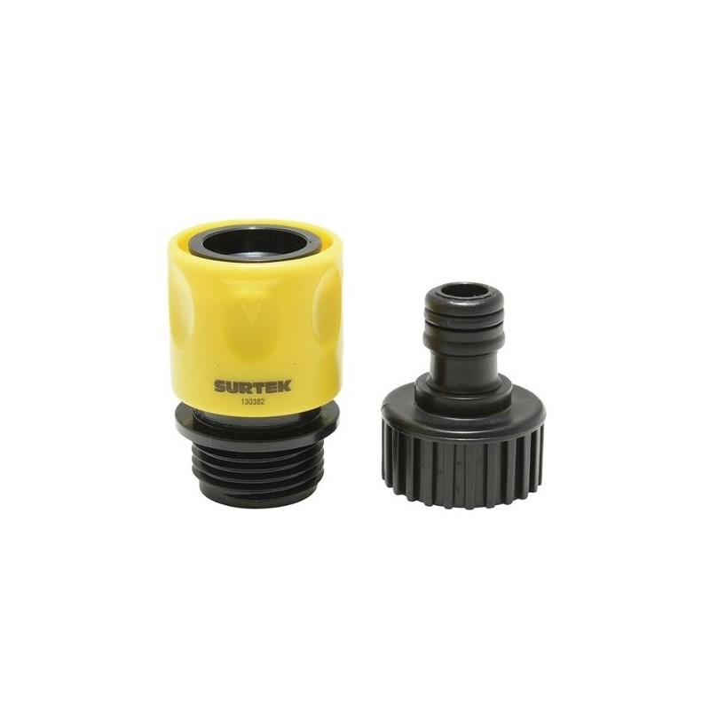 JUEGO CONECTOR SISTEMA CLICK PARA GRIFO 3/4 PULG SURTEK 130382