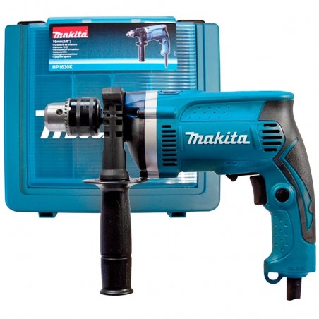 TALADRO PERCUTOR 1/2 PULG 860W ESTUCHE MAKITA HP1630K
