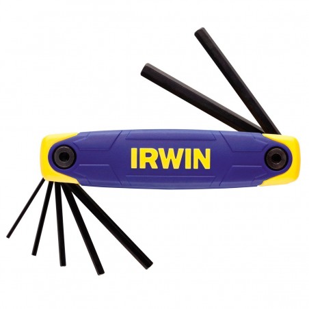 JUEGOS PLEGABLES DE LLAVES HEXAGONALES IRWIN IW10764