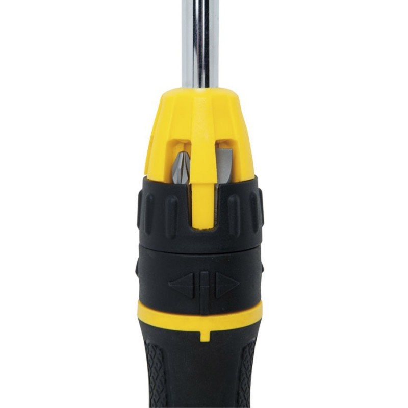 DESTORNILLADOR RATCHET CON 10PZS STANLEY 68-010