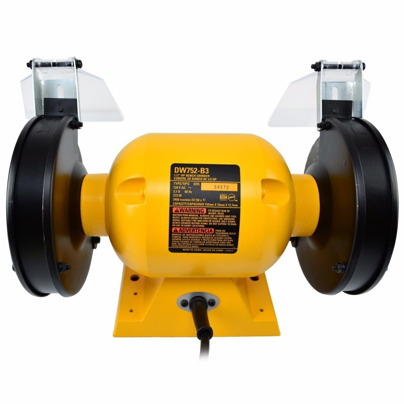 ESMERIL DE BANCO 6 PULG 1/2 HP DEWALT DW752-B3