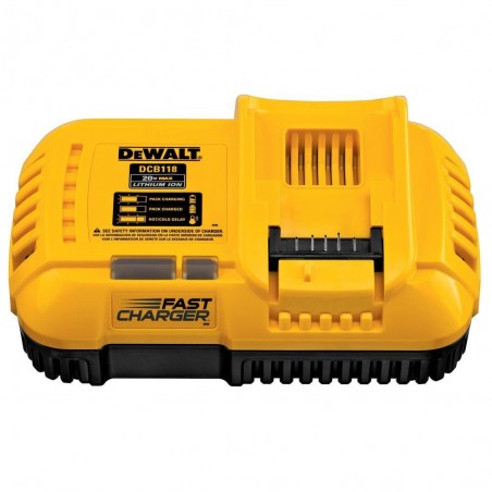 CARGADOR RAPIDO DE BATERIAS FLEXVOLT ION-LITIO DEWALT DCB118