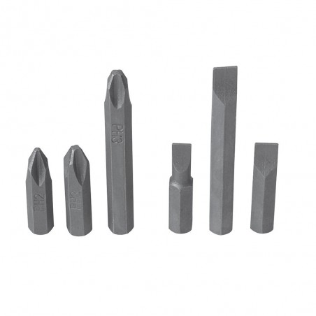 JUEGO 6 PUNTAS P/DESTORNILLADOR IMPACTO SURTEK PFD10
