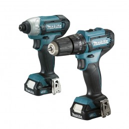 COMBO TALADRO PERCUTOR + ATORNILLADOR INAL 12V MAKITA CLX228