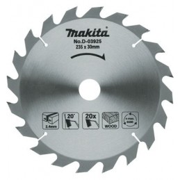 DISCO DE SIERRA MAKITA 9,1/4" 20 DIENTES X 30mm D-03925