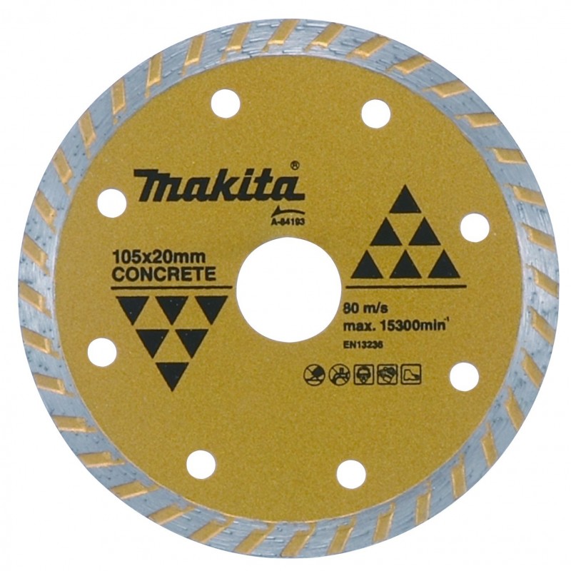 DISCO DIAMANTADO TURBO MAKITA 9X5/8 PULG A84171