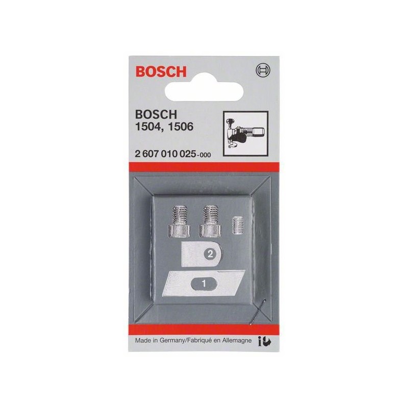 SET DE CUCHILLAS PARA CIZALLA MOD 1506 BOSCH 2607010025