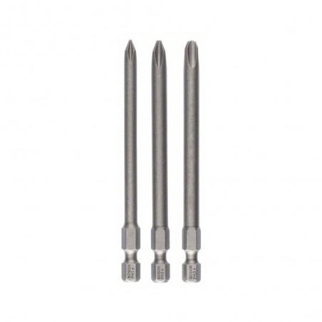 SET PUNTAS 3 PZS PH1, PH2, PH3  BOSCH 2607001757