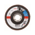 DISCO FLAP FIBRA 4 1/2" CURVO GRANO 40 BOSCH
