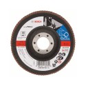 DISCO FLAP FIBRA 41/2" CURVO GRANO 80 BOSCH 2608605452