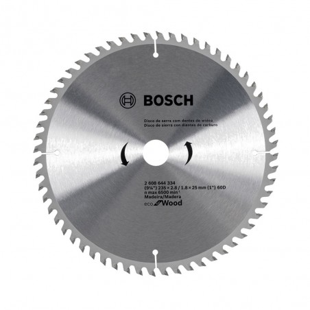 DISCO DE SIERRA CIRCULAR ECO 235mm 60D BOSCH 2608644334