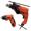 TALADRO PERCUTOR + ATORNILLADOR + ACCES B+D HD555-B3E