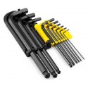 JUEGO LLAVES HEXAGONALES LARGAS PUNTA REDONDA STANLEY 69256