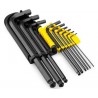 JUEGO LLAVES HEXAGONALES LARGAS PUNTA REDONDA STANLEY 69256