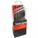 SET DE BROCAS X 13U.  BLACK & DECKER 15555E