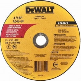 DISCO FINO 7 X 0.055 X 7/8 DEWALT DW8065