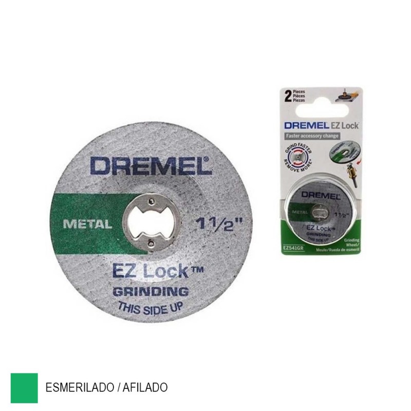 DISCO P/ESMERILAR AFILAR EZ LOCK 1/2PULG  DREMEL 2615E541AA