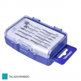 KIT PARA TALLADO  Y GRABADO 11 PZS DREMEL 26150729AB