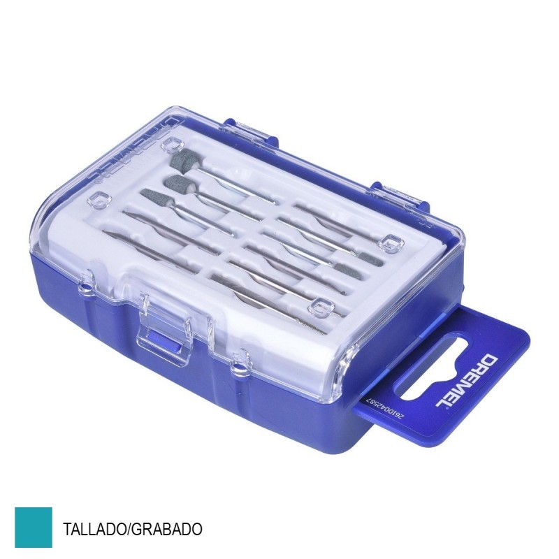 KIT PARA TALLADO  Y GRABADO 11 PZS DREMEL 26150729AB