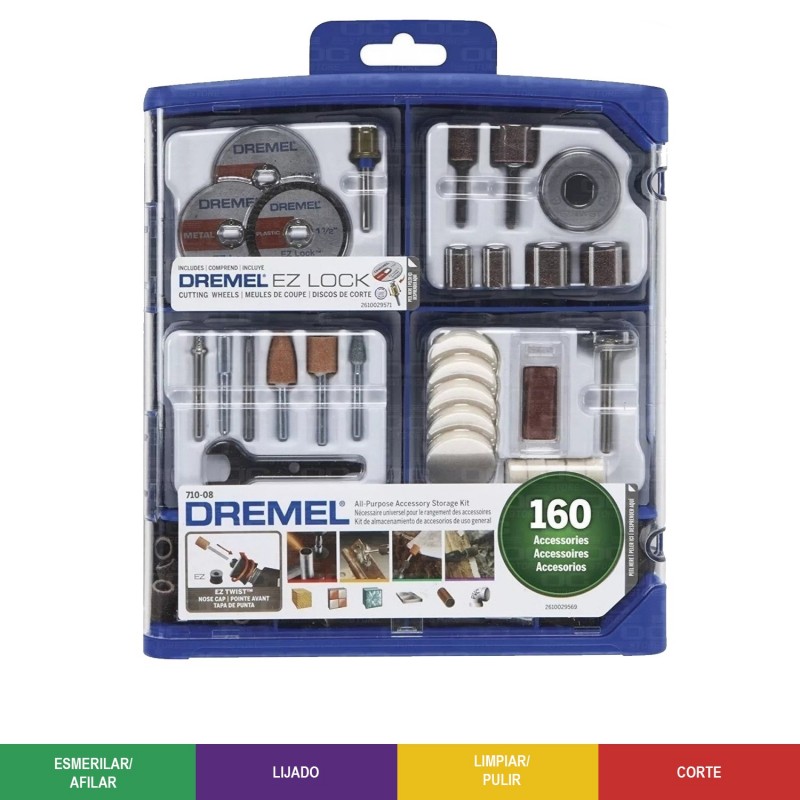 SET 160 ACCESORIOS /DREMEL 26150710AD