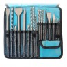 JUEGO 17 PZAS. PLUS CINCELES Y BROCAS MAKITA D53637